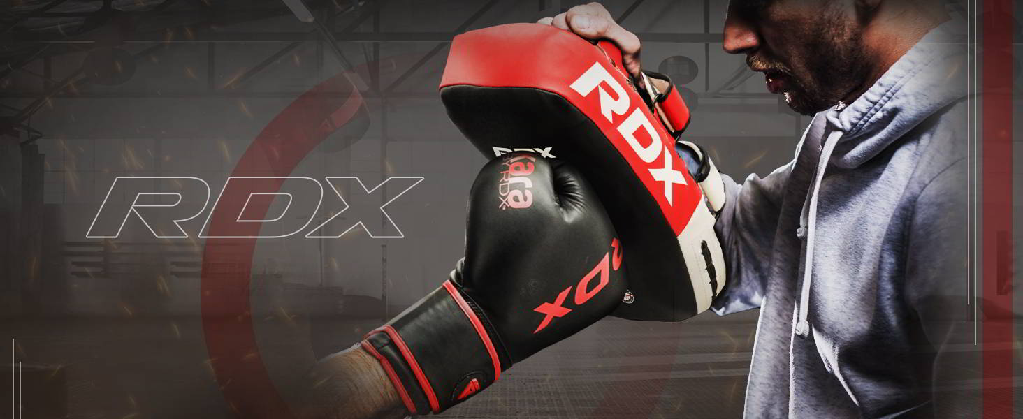 Amazon | RDX キックミット レザー 革 衝撃 吸収 耐久 耐衝撃 カーブ